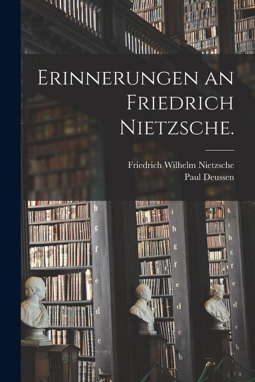 Produktbild: Erinnerungen an Friedrich Nietzsche.