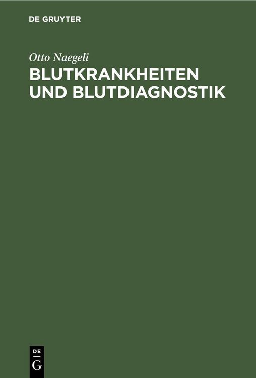 Produktbild: Blutkrankheiten und Blutdiagnostik