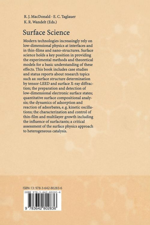Produktbild: Surface Science