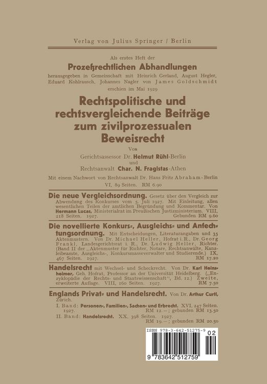 Produktbild: Die Einwirkung des Vergleichsverfahrens zur Abwendung des Konkurses auf Schwebende Vertr&auml;ge