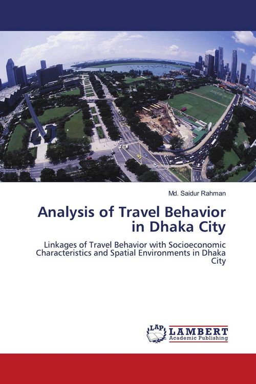 Produktbild: Analysis of Travel Behavior in Dhaka City