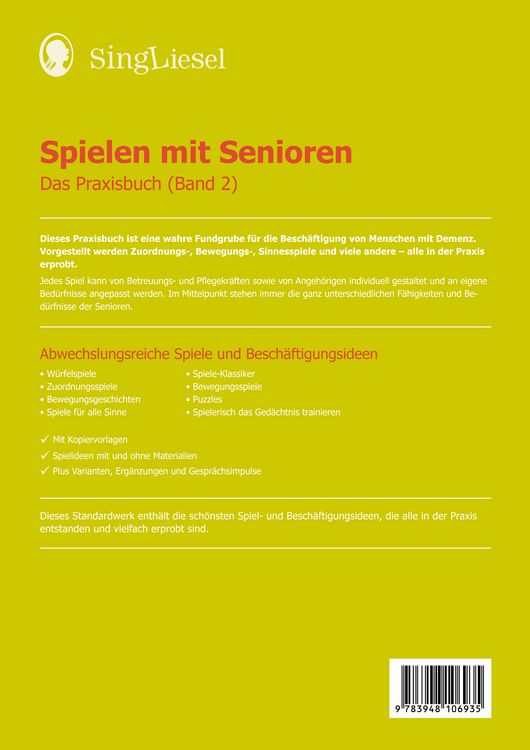 Produktbild: Spielen mit Senioren (Band 2)