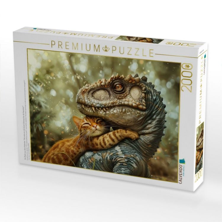 Produktbild: CALVENDO Puzzle Ein Motiv aus dem Kalender "Wie w&auml;re es mit einem Dinosaurier als Haustier?" | 2000 Teile Lege-Gr&ouml;&szlig;e 90x67cm Foto-Puzzle f&uuml;r gl&uuml;ckliche Stunden
