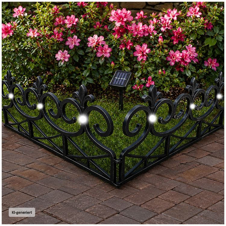 Produktbild: HTI-Living Rasenkante 240 cm mit Solarlichterkette Rasenkante 240 cm mit Solarlichterkette