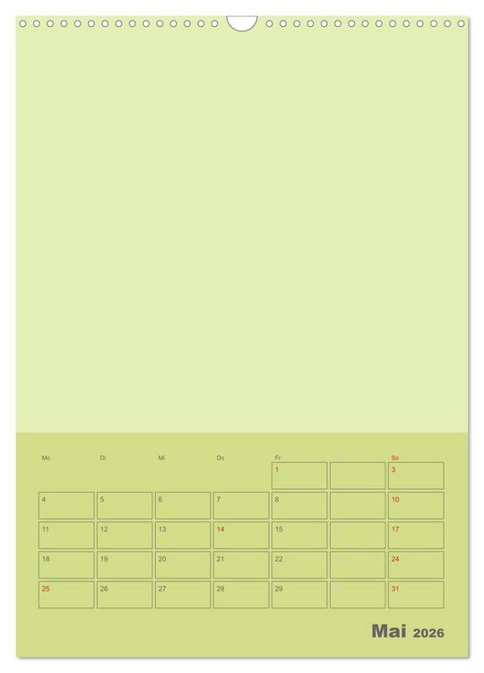 Produktbild: Bastel Terminkalender (Wandkalender 2026 DIN A3 hoch), CALVENDO Monatskalender