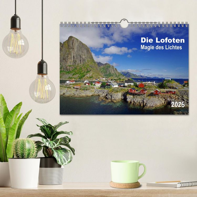 Produktbild: Die Lofoten - Magie des Lichtes (Wandkalender 2026 DIN A4 quer), CALVENDO Monatskalender
