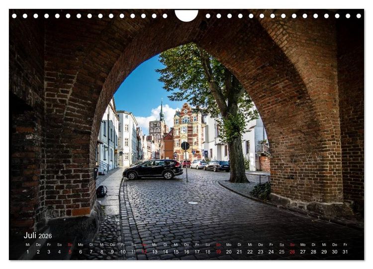 Produktbild: Im Osten viel Sch&ouml;nes - Stralsund (Wandkalender 2026 DIN A4 quer), CALVENDO Monatskalender