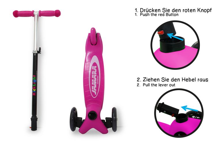 Produktbild: Jamara KickLight Scooter pink