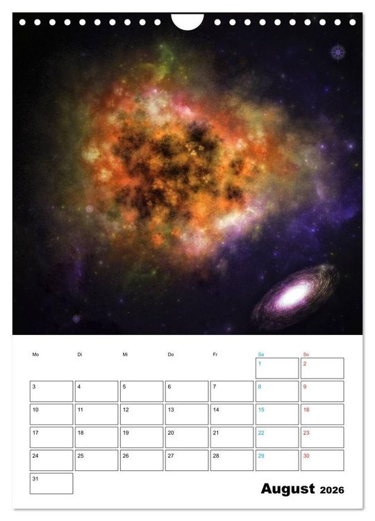 Produktbild: Im Weltraum (Wandkalender 2026 DIN A4 hoch), CALVENDO Monatskalender