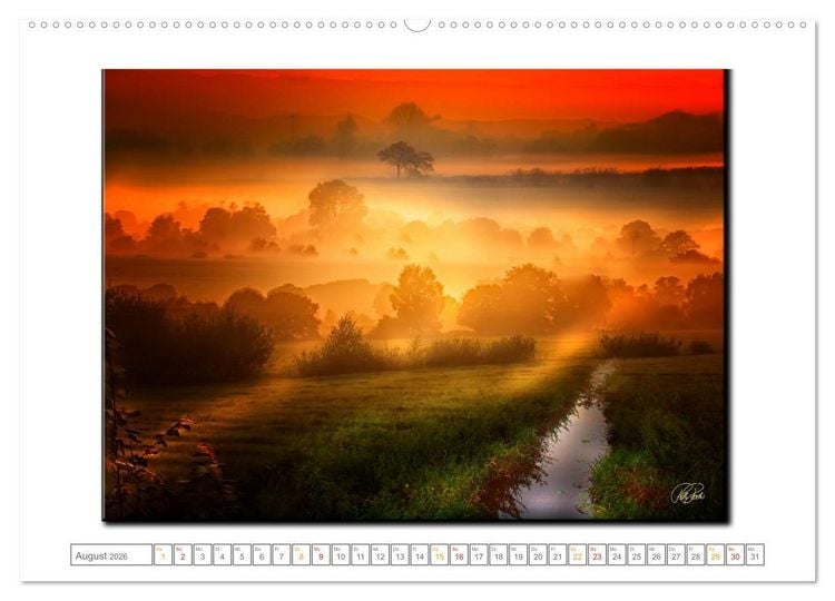 Produktbild: Zwischenzeiten - Zeiten zwischen Tag und Nacht (Wandkalender 2026 DIN A2 quer), CALVENDO Monatskalender