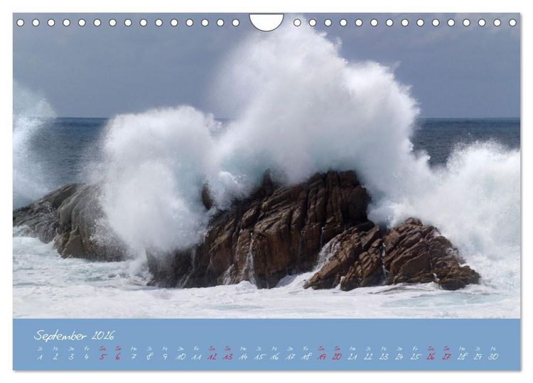 Produktbild: Brandung faszinierent und wild (Wandkalender 2026 DIN A4 quer), CALVENDO Monatskalender