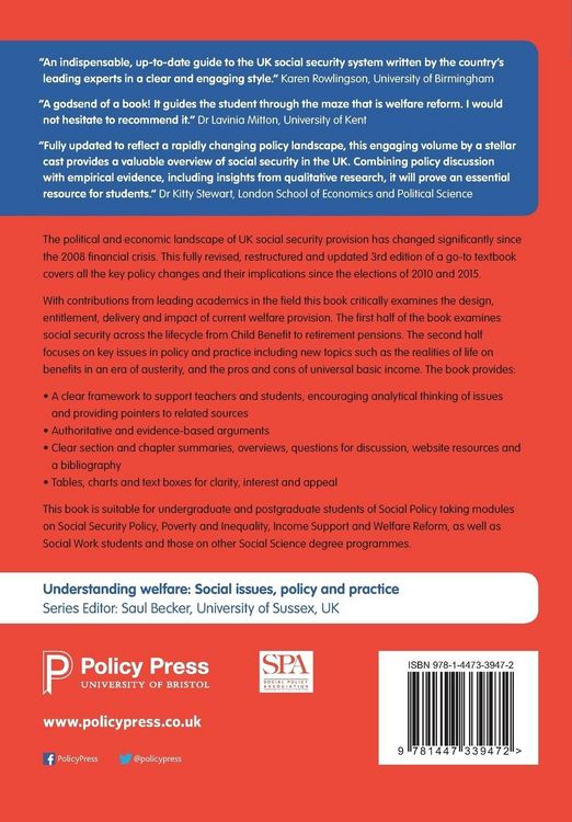 Produktbild: Understanding social security 3e