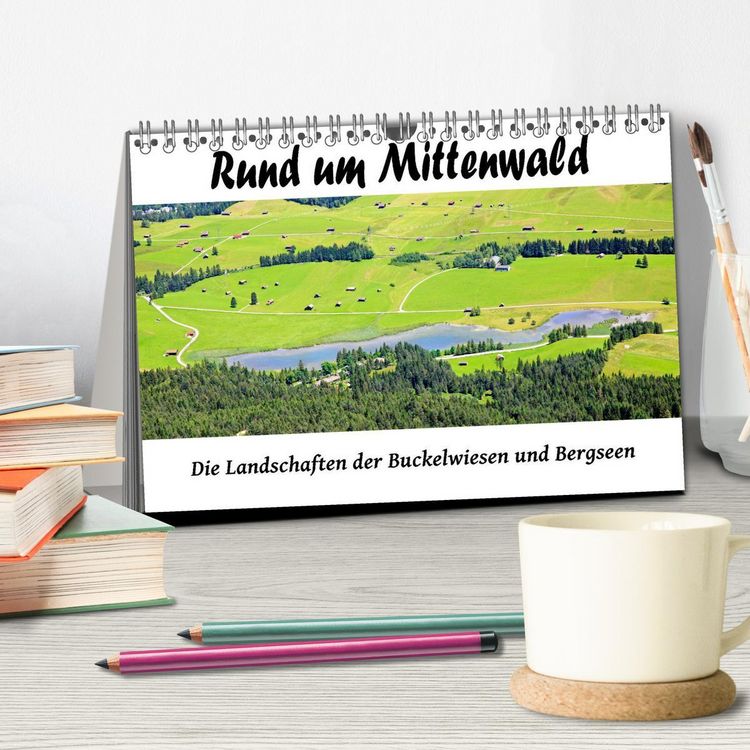 Produktbild: Rund um Mittenwald (Tischkalender 2026 DIN A5 quer), CALVENDO Monatskalender