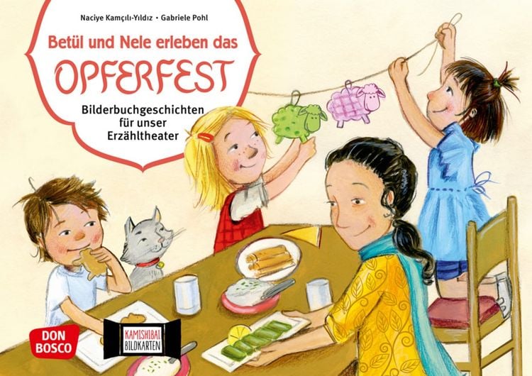 Produktbild: Bet&uuml;l und Nele erleben das Opferfest. Kamishibai Bildkartenset.
