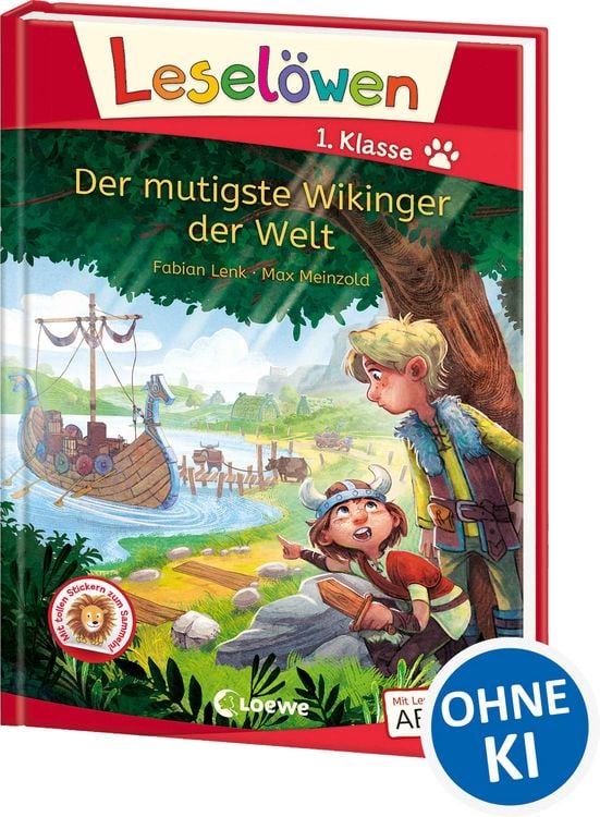 Produktbild: Lesel&ouml;wen 1. Klasse - Der mutigste Wikinger der Welt