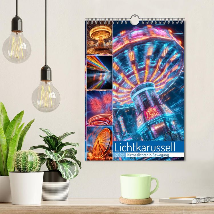 Produktbild: Lichtkarussell (Wandkalender 2026 DIN A4 hoch), CALVENDO Monatskalender