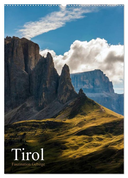 Produktbild: Tirol - Faszination Gebirge (Wandkalender 2026 DIN A2 hoch), CALVENDO Monatskalender