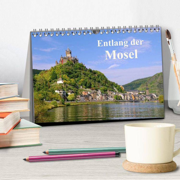 Produktbild: Entlang der Mosel (Tischkalender 2026 DIN A5 quer), CALVENDO Monatskalender