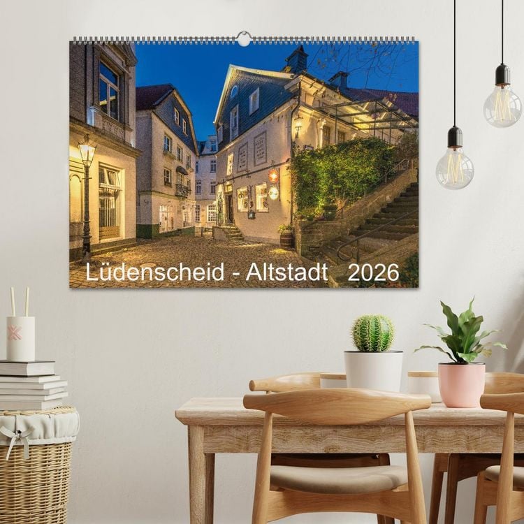 Produktbild: L&uuml;denscheid - Die Altstadt 2026 (Wandkalender 2026 DIN A2 quer), CALVENDO Monatskalender