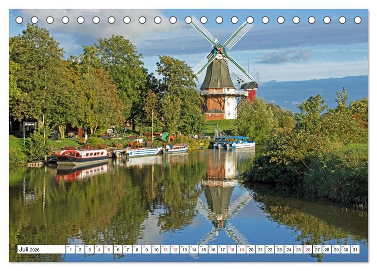 Produktbild: GREETSIEL - Schafe - Krabbenkutter - M&ouml;wen (Tischkalender 2026 DIN A5 quer), CALVENDO Monatskalender