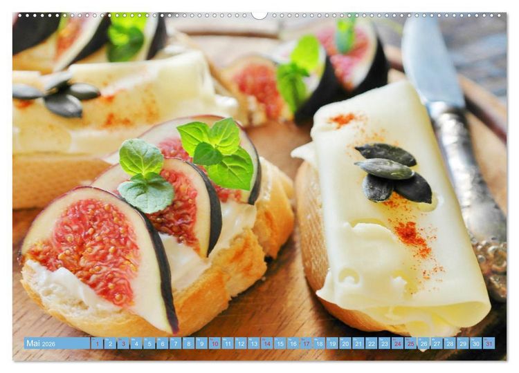 Produktbild: Brotzeit. Z&uuml;nftige Schmankerl der bayerischen Kultur (hochwertiger Premium Wandkalender 2026 DIN A2 quer), Kunstdruck in Hochglanz