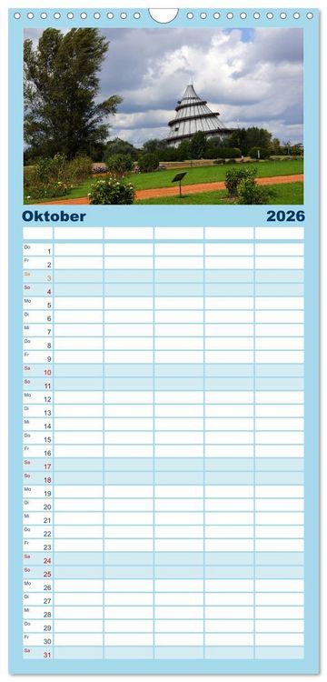 Produktbild: Familienplaner 2026 - Landeshauptstadt Magdeburg mit 5 Spalten (Wandkalender, 21 x 45 cm) CALVENDO
