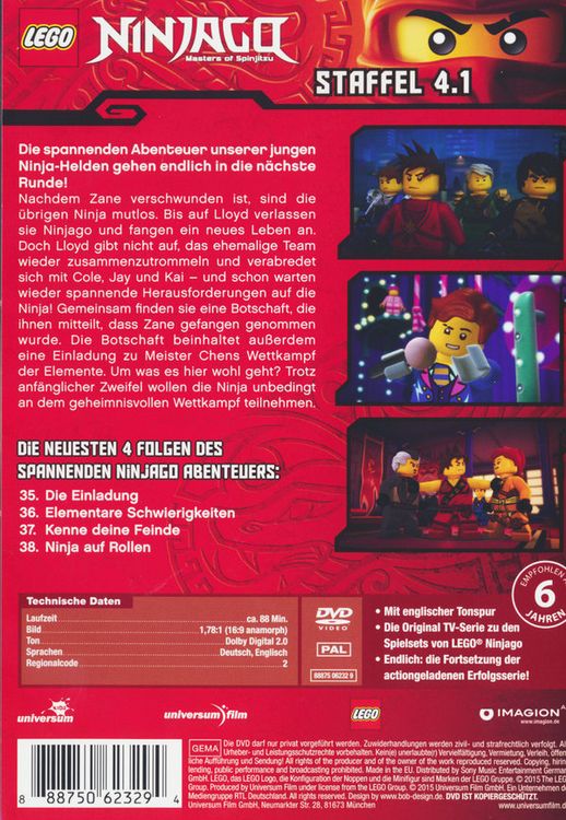 Produktbild: LEGO Ninjago - Staffel 4.1