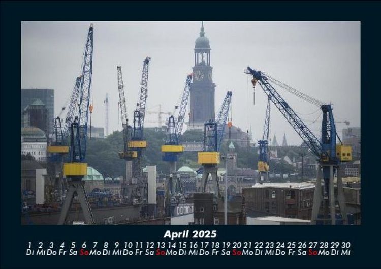 Produktbild: Hamburg 2025 Fotokalender DIN A5