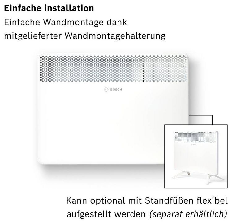Produktbild: Bosch Home Comfort 7738345645 HC4000-15 Konvektor 1500W Wei&szlig;