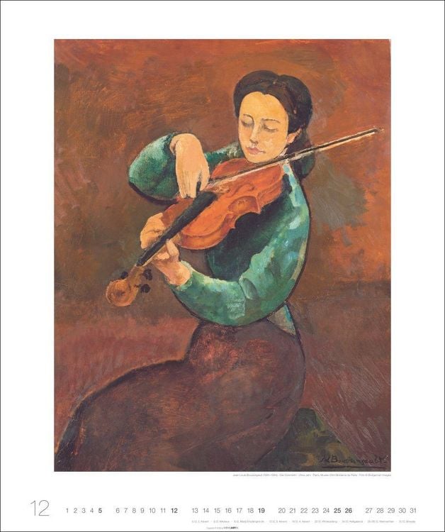 Produktbild: Allegro - Musik in der Kunst Kalender 2027 - Musik in der Kunst