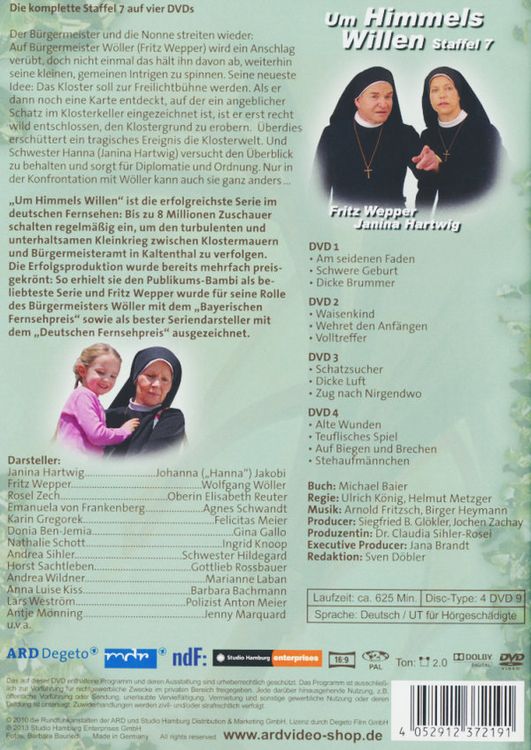 Produktbild: Um Himmels Willen - Staffel 7 [4 DVDs]