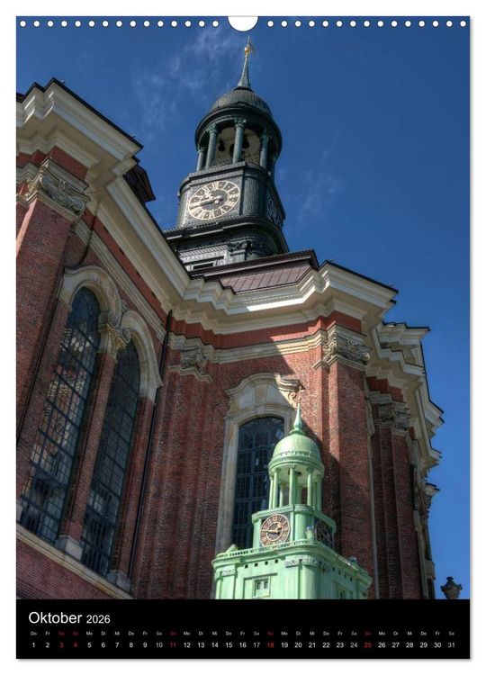 Produktbild: Hamburg im Hochformat (Wandkalender 2026 DIN A3 hoch), CALVENDO Monatskalender