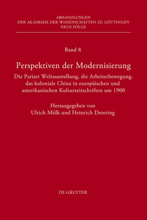 Produktbild: Perspektiven der Modernisierung