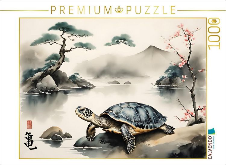 Produktbild: CALVENDO Puzzle Schildkr&ouml;te - Jahrhunderte in einem Schritt | 1000 Teile Lege-Gr&ouml;&szlig;e 64x48cm Foto-Puzzle f&uuml;r gl&uuml;ckliche Stunden