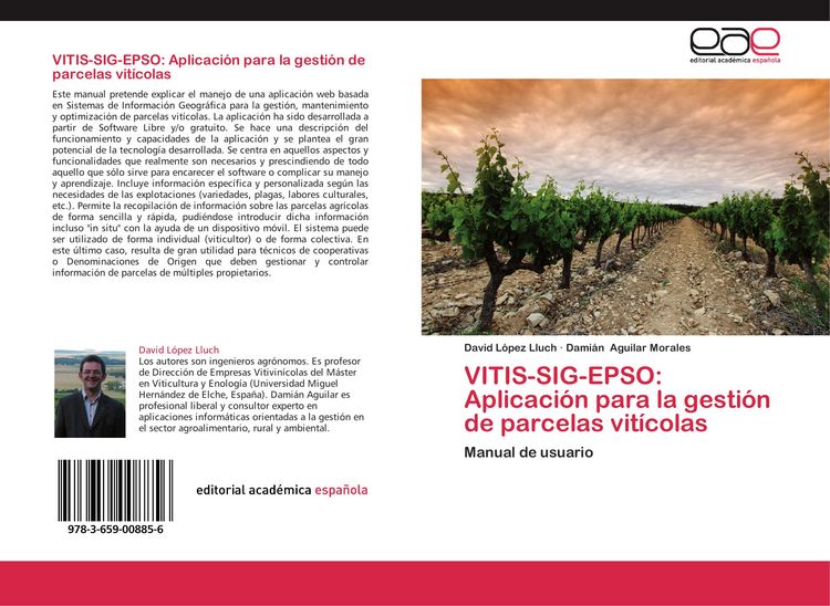 Produktbild: VITIS-SIG-EPSO: Aplicaci&oacute;n para la gesti&oacute;n de parcelas vit&iacute;colas
