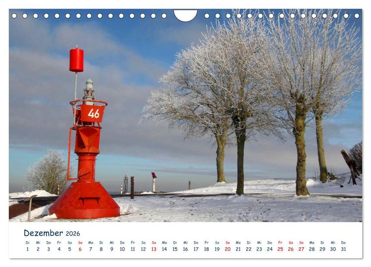 Produktbild: Butjadingen. Impressionen zwischen Jade und Nordsee (Wandkalender 2026 DIN A4 quer), CALVENDO Monatskalender
