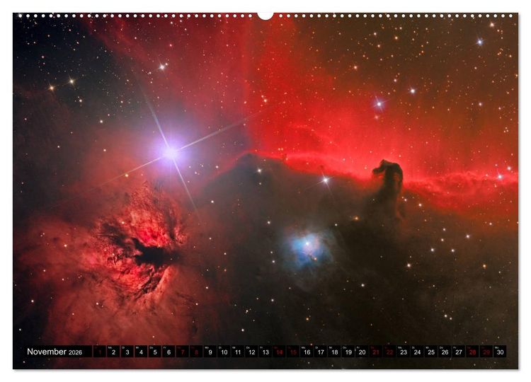 Produktbild: Galaktische Nebel (hochwertiger Premium Wandkalender 2026 DIN A2 quer), Kunstdruck in Hochglanz