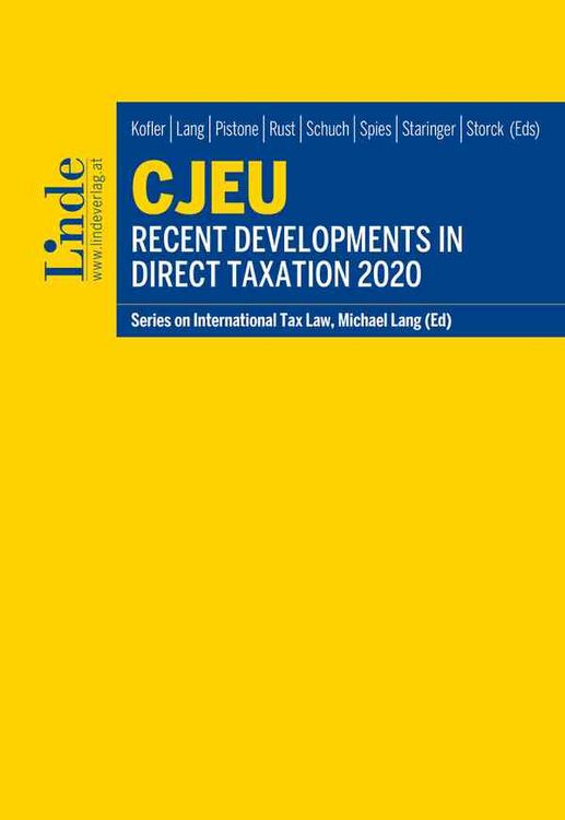 Produktbild: CJEU - Recent Developments in Direct Taxation 2020