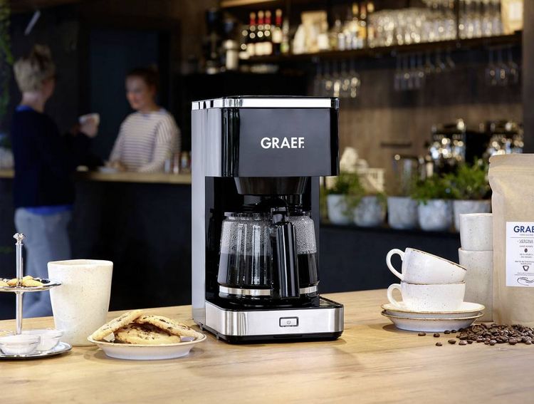 Produktbild: Graef FK 402 Kaffeemaschine Schwarz Fassungsverm&ouml;gen Tassen=10 Glaskanne, Warmhaltefunktion