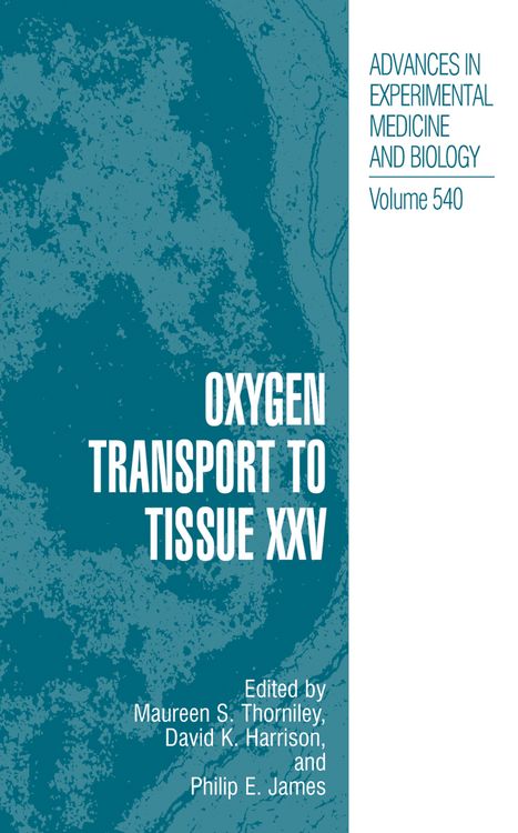 Produktbild: Oxygen Transport to Tissue XXV
