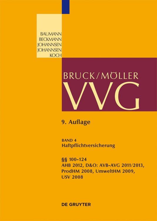 Produktbild: &sect;&sect; 100-124 VVG