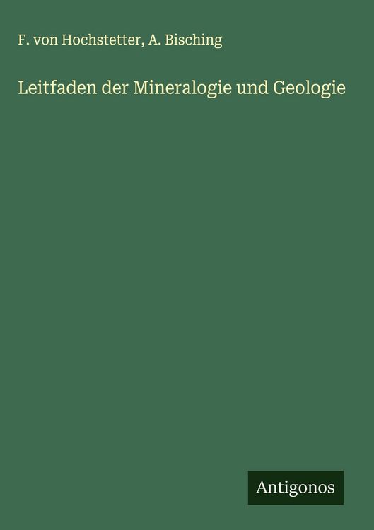 Produktbild: Leitfaden der Mineralogie und Geologie