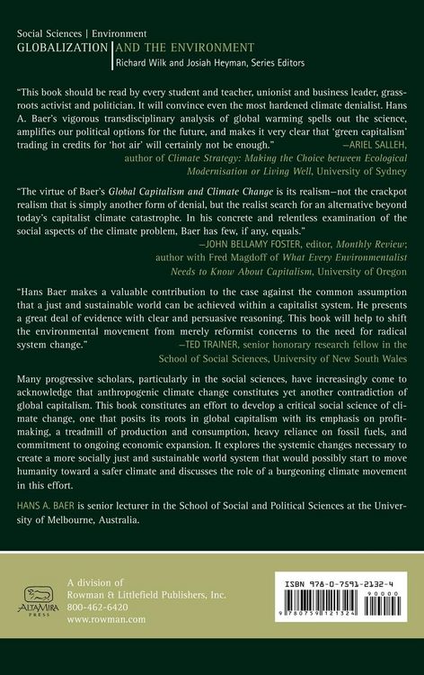 Produktbild: Global Capitalism and Climate Change