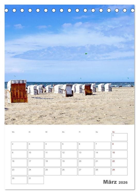 Produktbild: Mein Warnem&uuml;nde - Das moderne Ostseebad im Norden von Rostock (Tischkalender 2026 DIN A5 hoch), CALVENDO Monatskalender