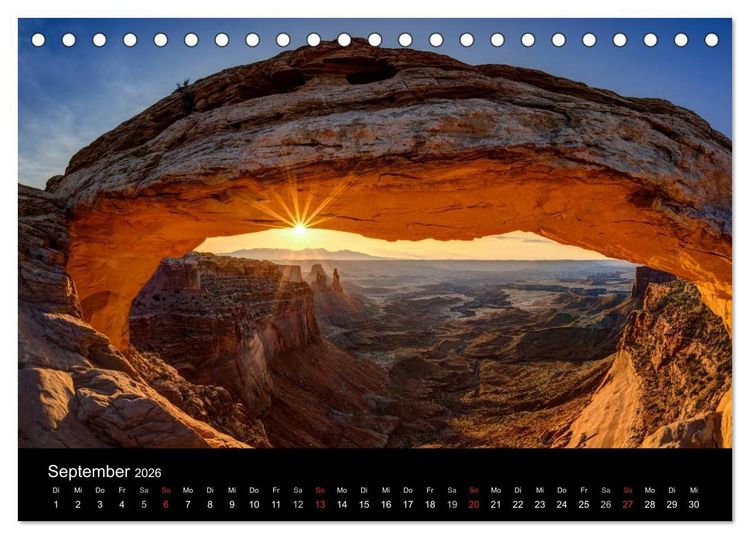Produktbild: Wild, Wild Places 2026 (Tischkalender 2026 DIN A5 quer), CALVENDO Monatskalender