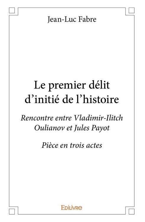 Produktbild: Le premier delit d initie de l