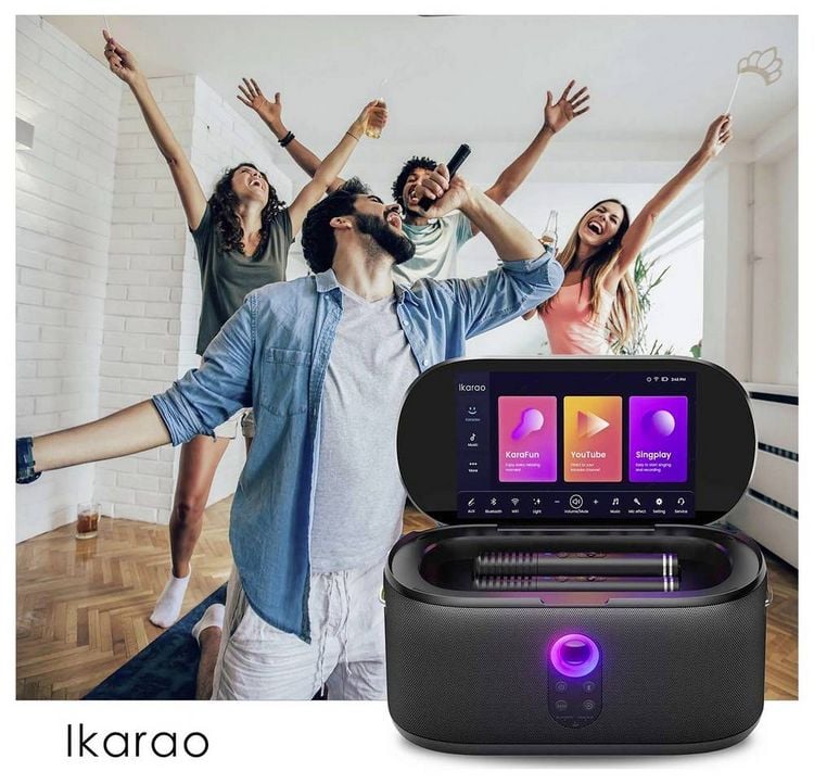 Produktbild: Ikarao Shell S1 Karaoke-Anlage Touchscreen, Inkl. Mikrofon