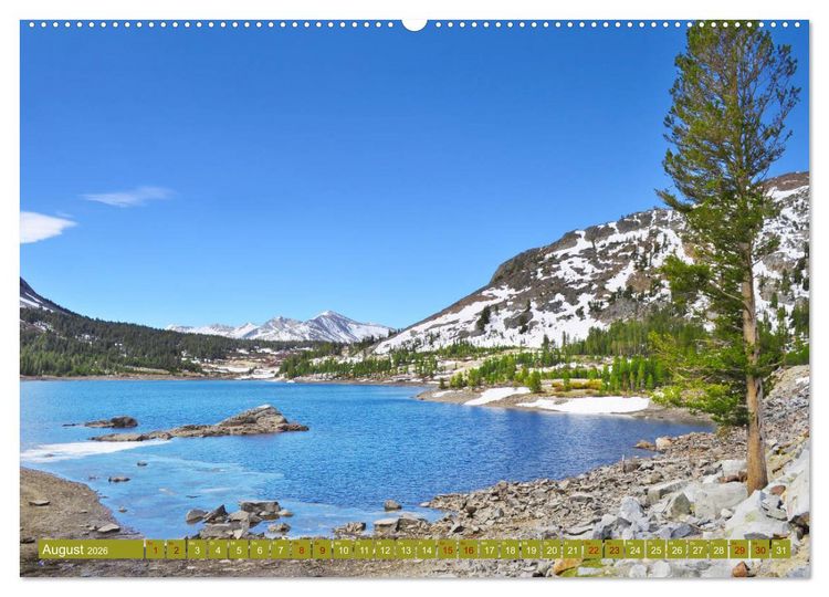 Produktbild: Erlebe mit mir die Landschaft des Yosemite Nationalpark (hochwertiger Premium Wandkalender 2026 DIN A2 quer), Kunstdruck in Hochglanz