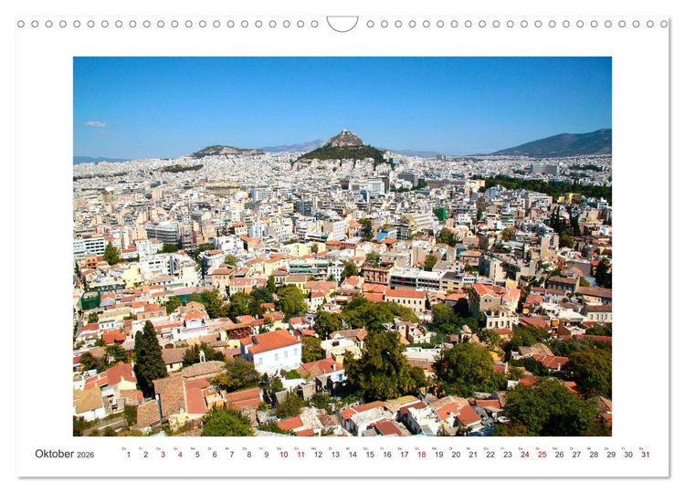 Produktbild: Griechischer Charme (Wandkalender 2026 DIN A3 quer), CALVENDO Monatskalender