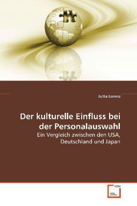 Produktbild: Lorenz, J: Der kulturelle Einfluss bei der Personalauswahl